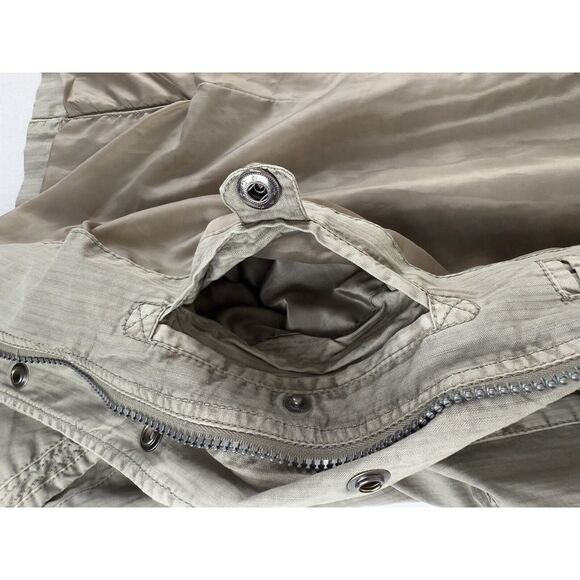 BKE‎ Men's Hudson Jacket Large Slim Fit Washed Gray Motorcycle Full Zip - Picture 7 of 13